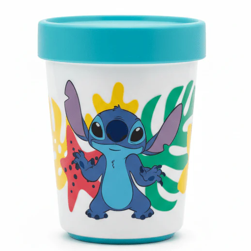 Stor Non-Slip Stitch Kids Plastic Tumbler – Cartoon Theme Anti-Slip Cup 250 ml