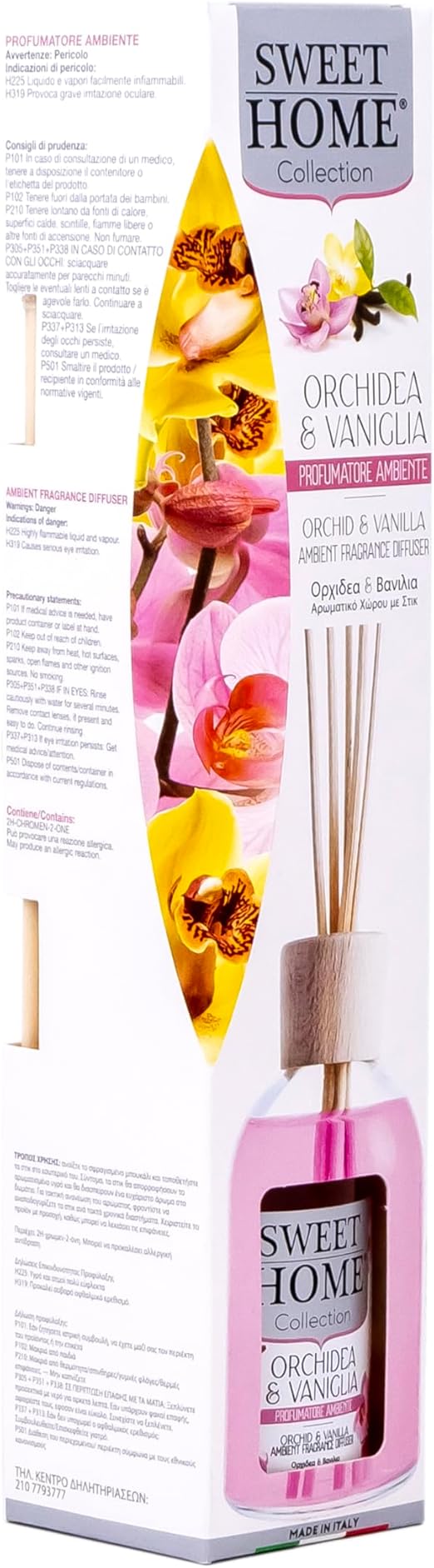 SWEET HOME Collection Orchid and Vanilla Room Fragrance 100 ml, Made In Italy. - Image 2