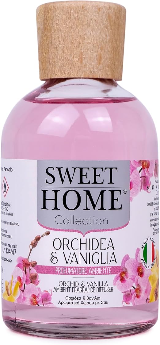 SWEET HOME Collection Orchid and Vanilla Room Fragrance 100 ml, Made In Italy. - Image 4