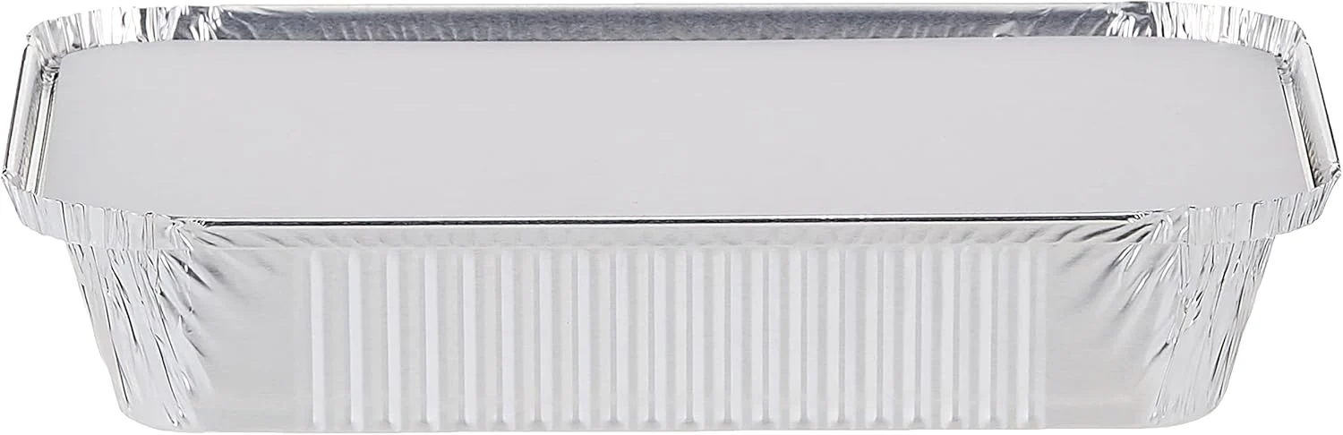Sunny 20pcs Rectangular Aluminium Containers with Lid 1850cc - Image 2