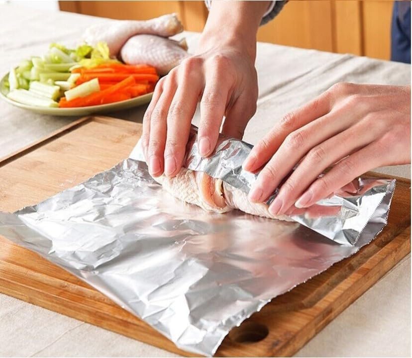 Sunny Multi-Purpose Heavy Duty Aluminium Foil 30cm Width, 2000g Gross Weight, Cooking-Storing-Wrapping - Image 4