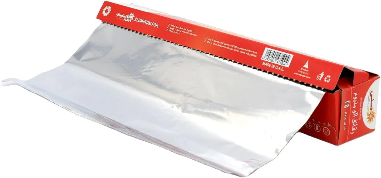 Sunny Multi-Purpose Heavy Duty Aluminium Foil 30cm Width, 25sq.ft, Cooking-Storing-Wrapping - Image 2