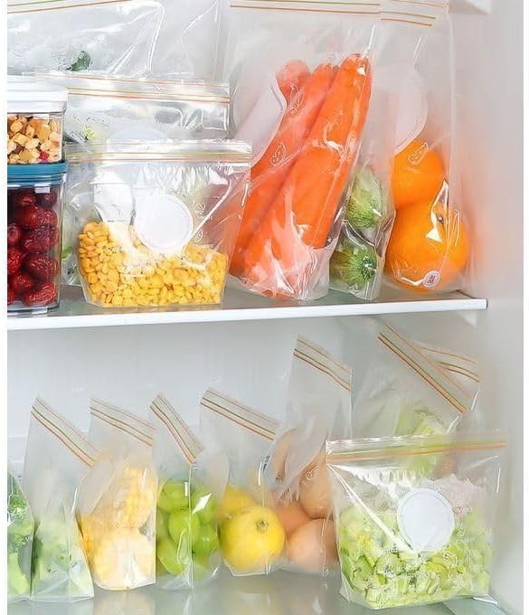 Sunny Zipper Bags 15cm*10cm, 50 Bags, Extra Thick, Easy Lock&Open, Oxo-Biodegradable - Image 2