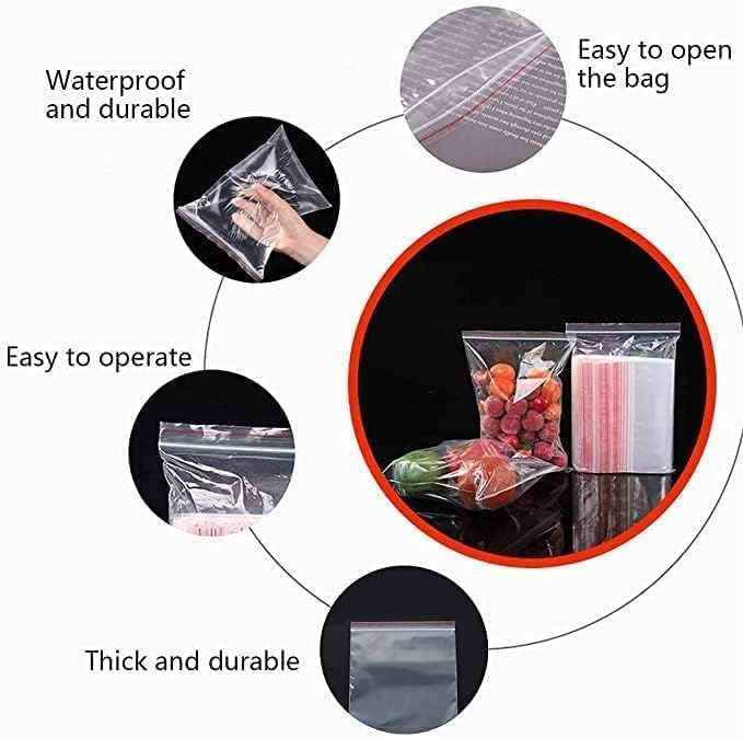 Sunny Zipper Bags 27cm*30cm, 40 Bags, Extra Thick, Easy Lock&Open, Oxo-Biodegradable - Image 4