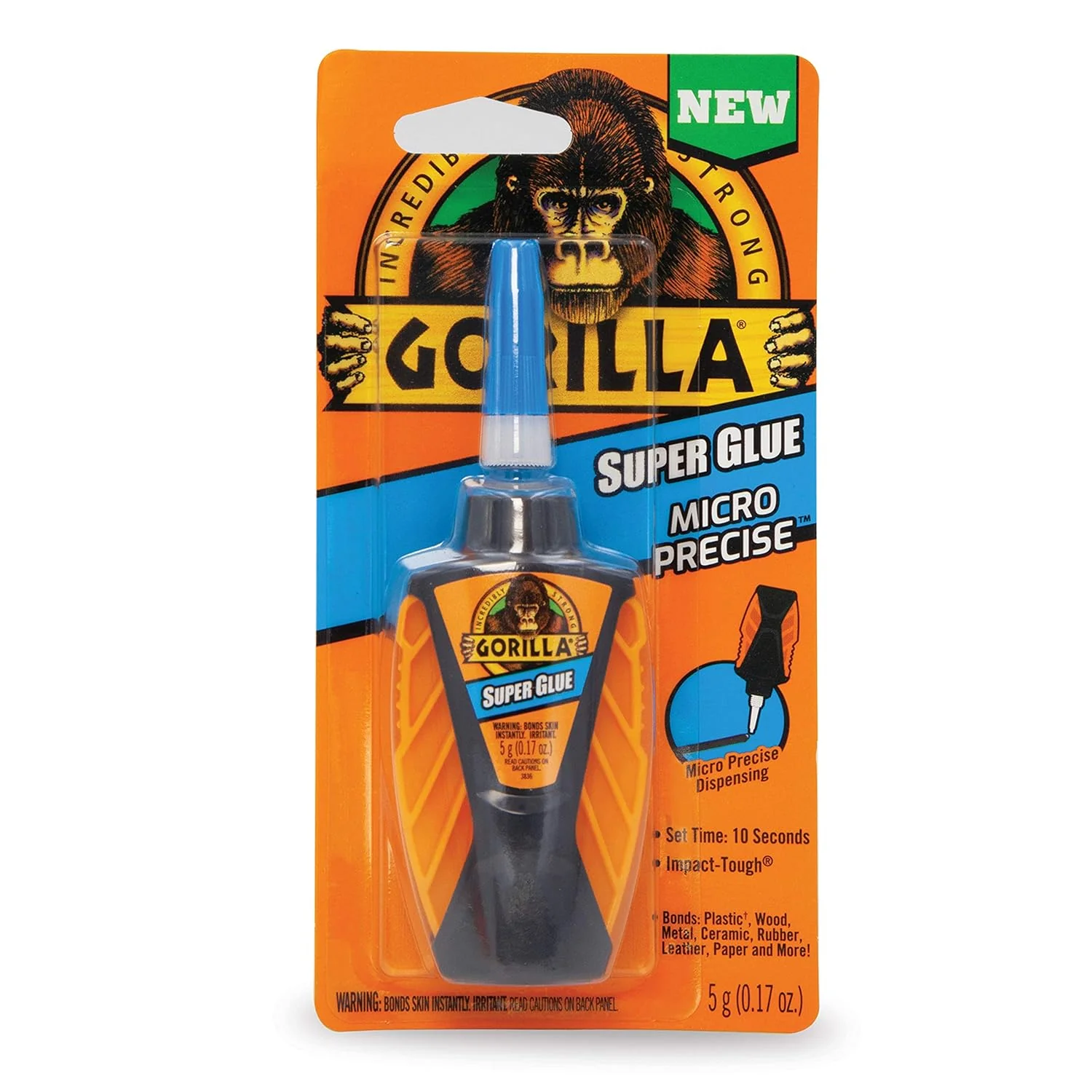 Gorilla Micro Precision Super Glue – 5g Clear High-Strength Bond