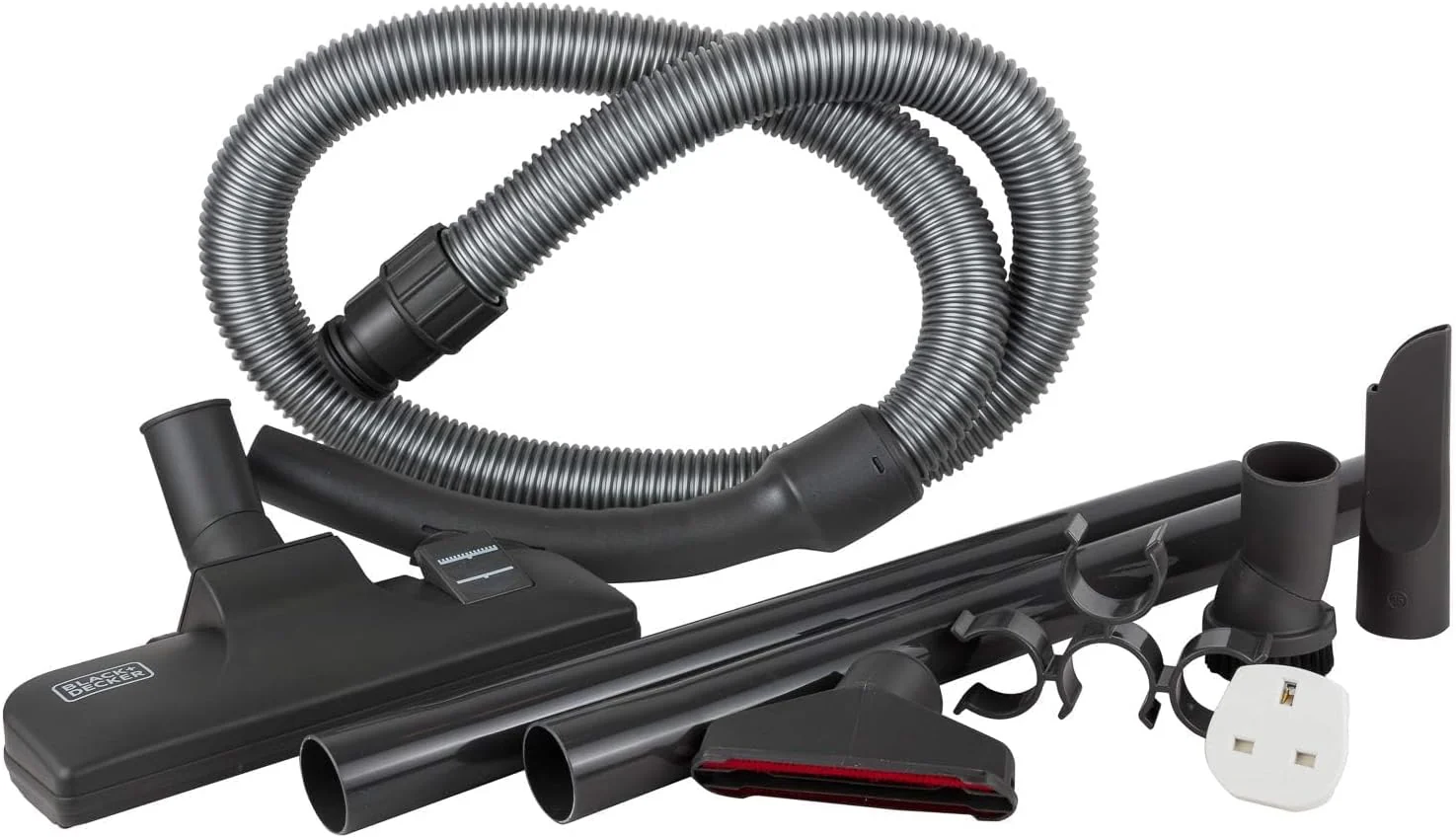 Black & Decker Multi-Cyclonic Bagless Corded Canister Vacuum Cleaner with 6 Stage Filtration, 1400 W Max Power, 20 kPa Suction Power, Red/Black, 2.5 L, VM1680-B5 - Image 2