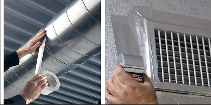 Aluminium Foil Tape Adhesive Tape 2 Inch Silver - Image 2