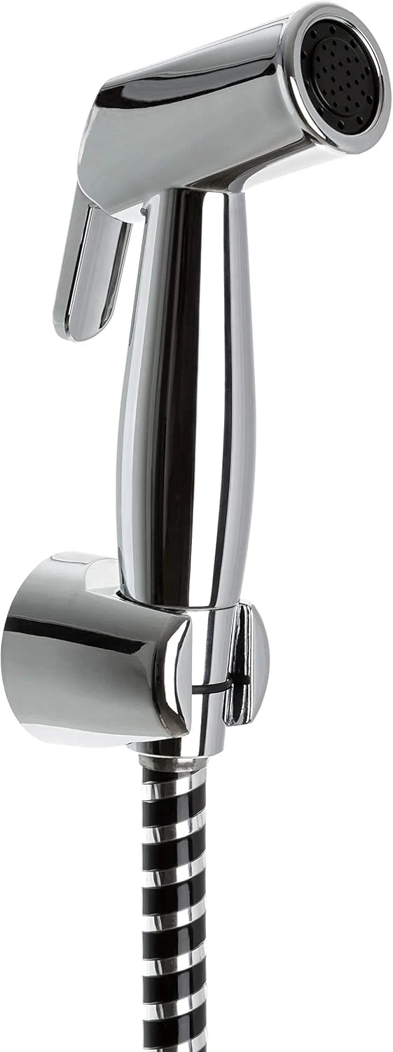Tatay Stainless Steel  Chess Chrome Shattaf Kit – Modern Bathroom Bidet Spray Set
