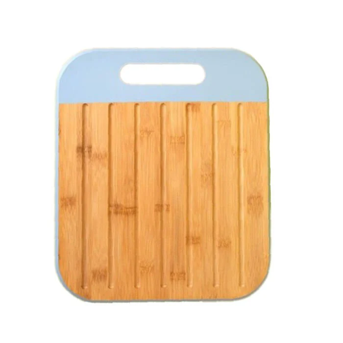 Tessie & Jessie Wooden Cutting Board 30cmX25cm-Blue&Wooden - Image 3