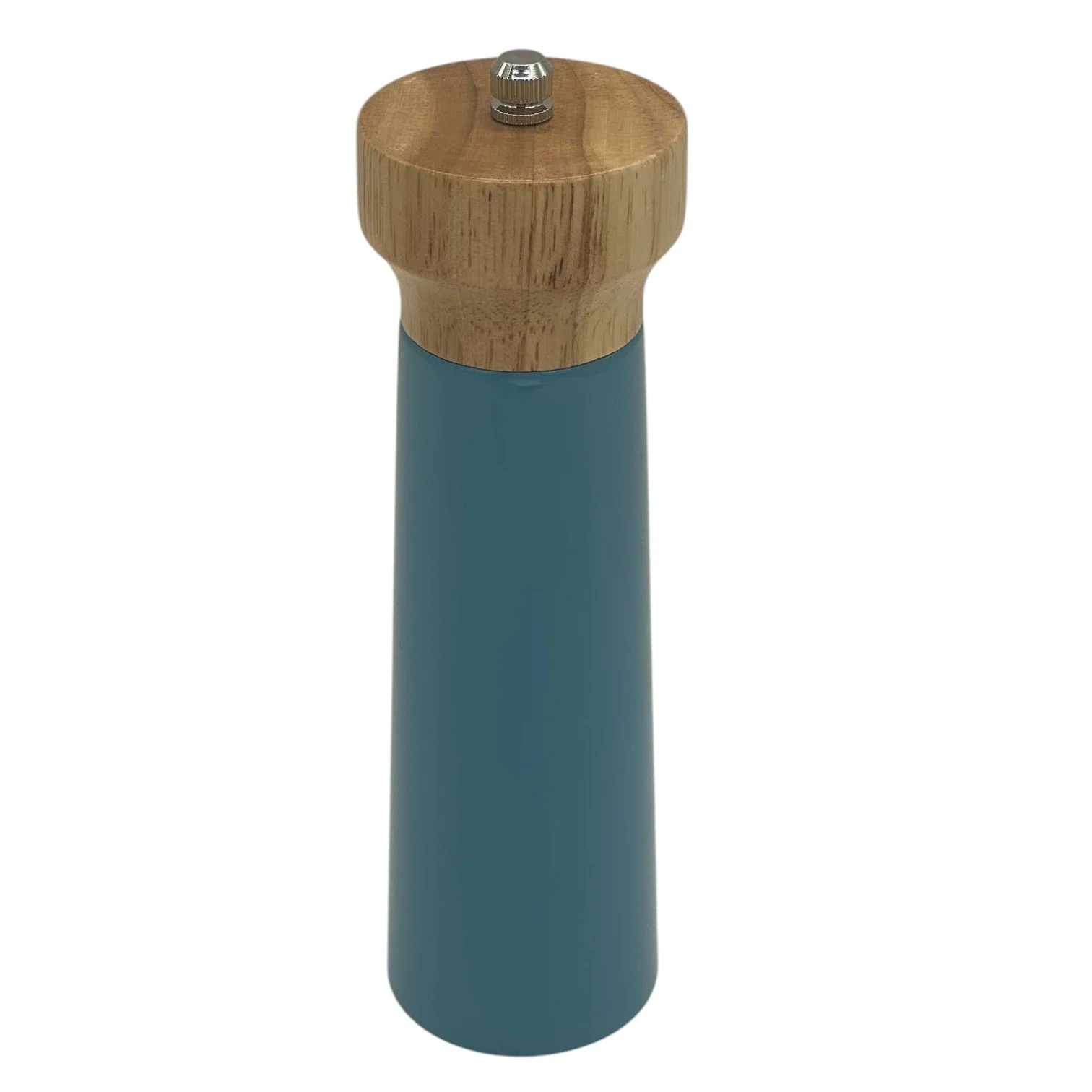Tessie & Jessie Wooden Salt & Pepper Grinder-20cmX6cm-Blue&Wooden