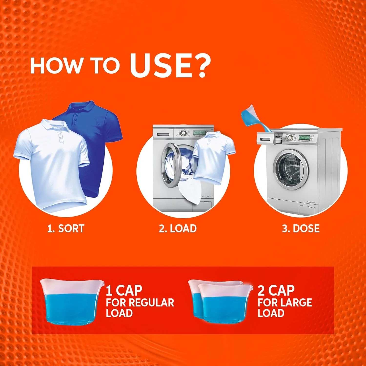 Tide 2pcs Triple Power Gel Laundry Detergent 1.8L, Original Scent - Image 3