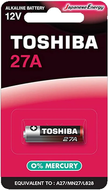 TOSHIBA 27A Alkaline Battery 12V