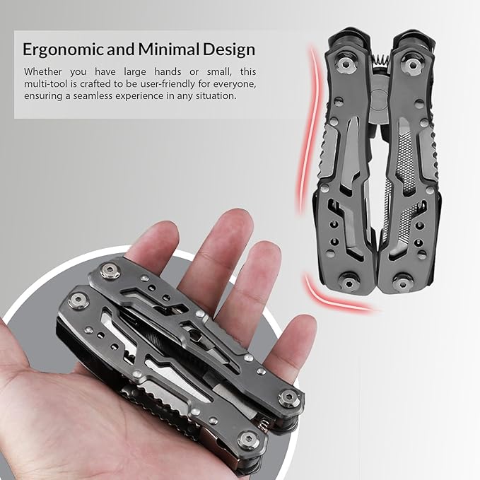 TRAVELER 15-Function Pliers Tool, Stainless Steel - Image 2