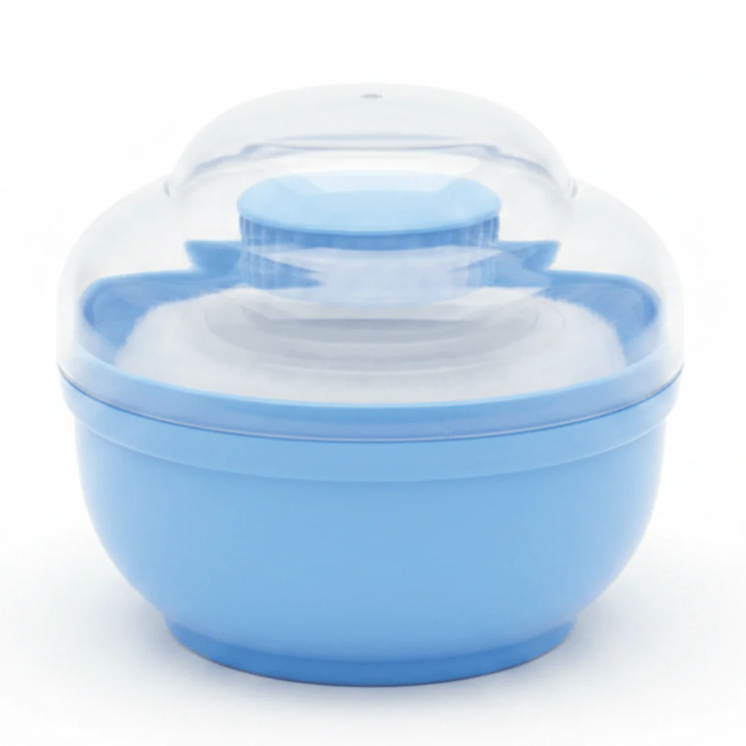 Turtees Baby Premium Powder Puff – Blue