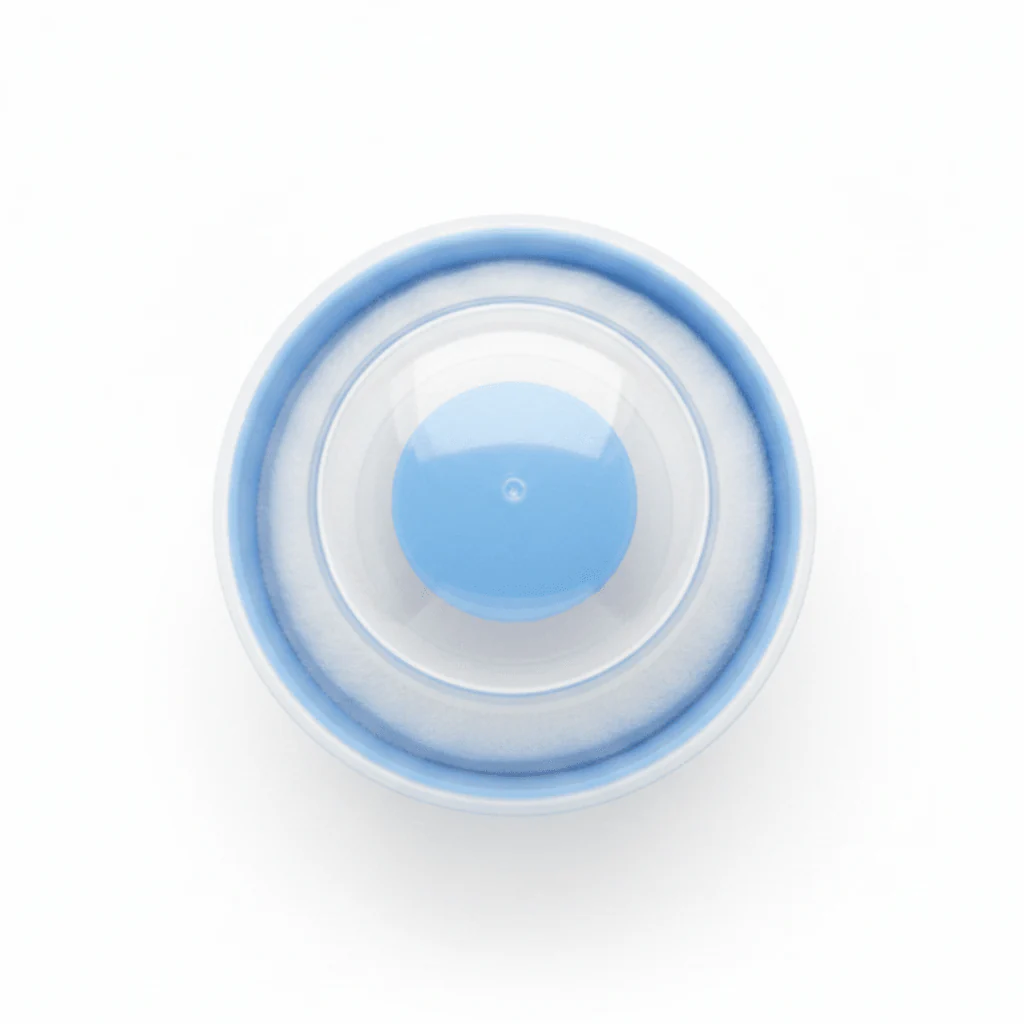 Turtees Baby Premium Powder Puff – Blue - Image 3