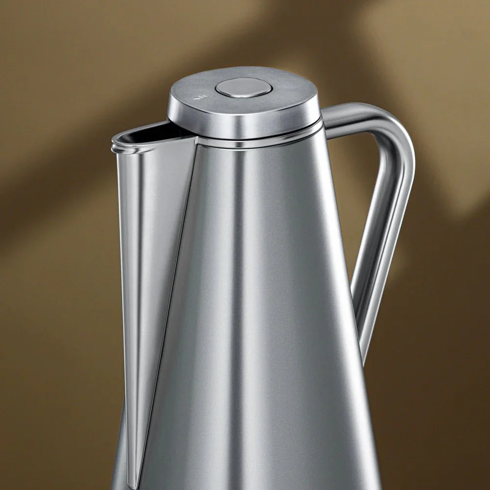 Almarjan Vacuum Flask Set 0.7L + 1L Matt Nickel - Image 2