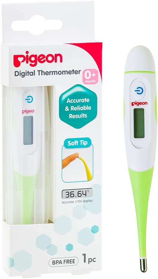 Pigeon Digital Thermometer, Assorted Colors