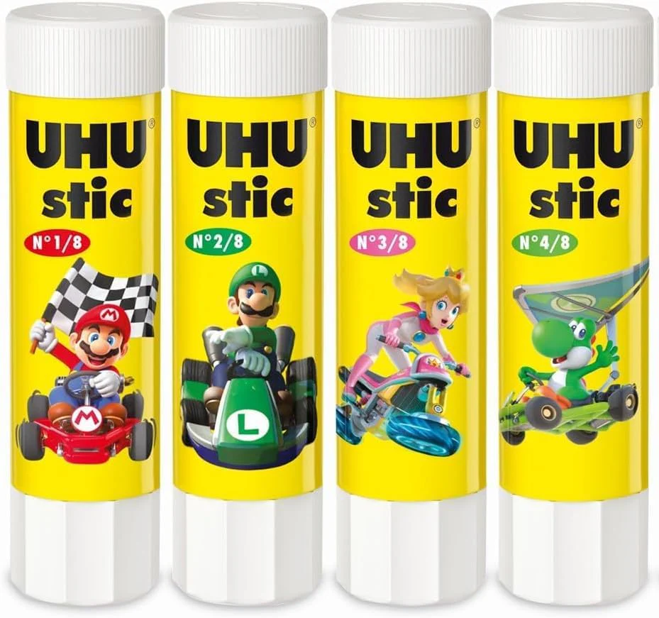 UHU stic the proven glue stick, strong, fast, solvent free, clean, safe & sustainable for school, home, office, kids, arts and crafts, 98% natural, now packed in 70% recycled plastic-40g pack of 4 - Image 2