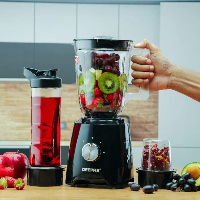 Geepas 3-In-1 Blender, Black, Gsb44033, 1.25 Litre"Min - Image 3