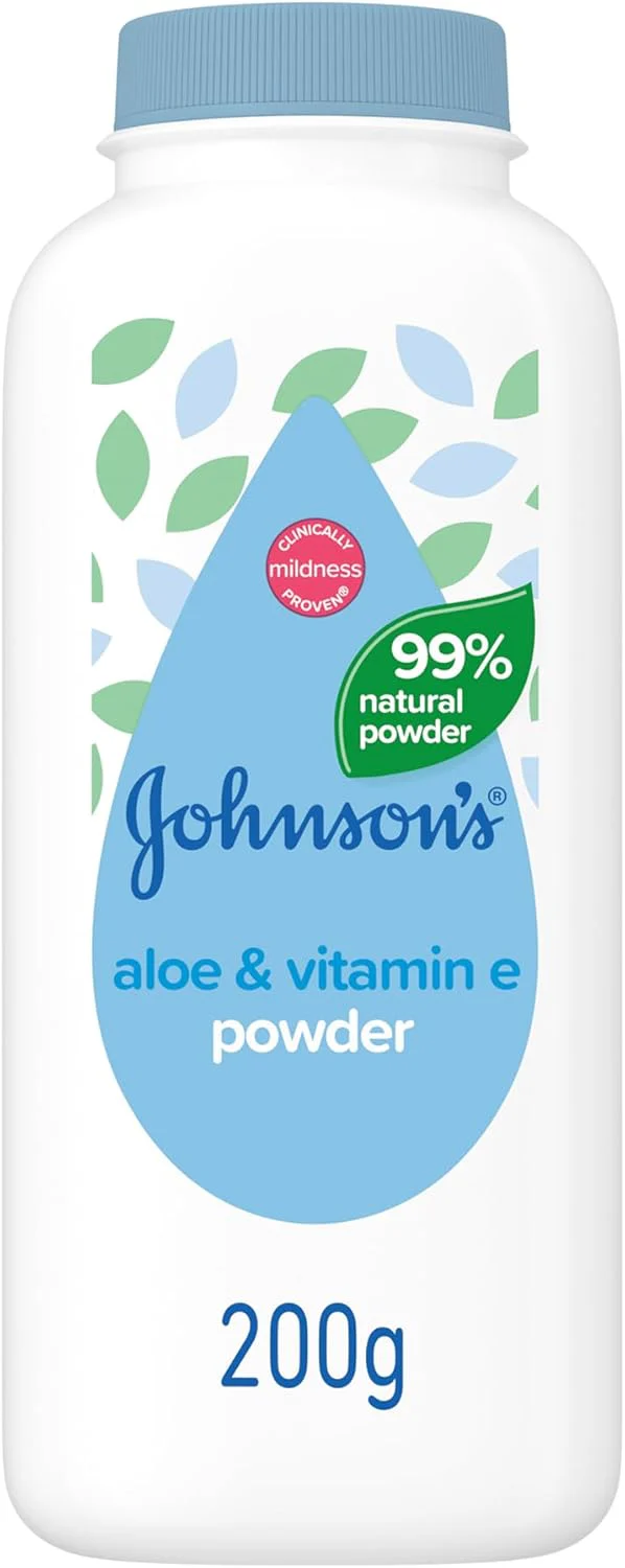 Johnson's Baby Aloe & Vitamin E Talc-Free Baby Powder 200g