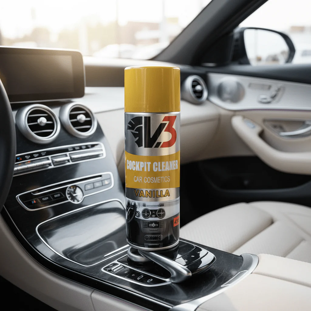 V3 Cocokpit Cleaner Car Cosmetics Vanilla-450ml - Image 2