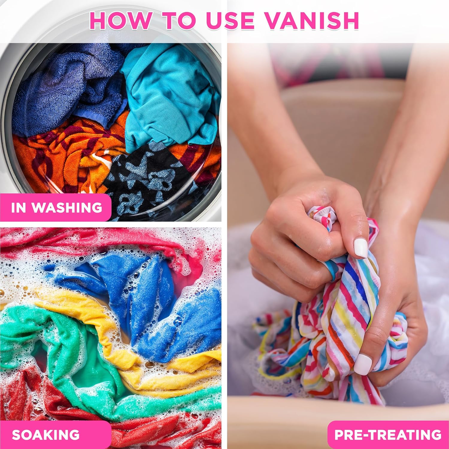 Vanish Gold Oxi Action Fabric Stain Remover Powder 500g - Image 5