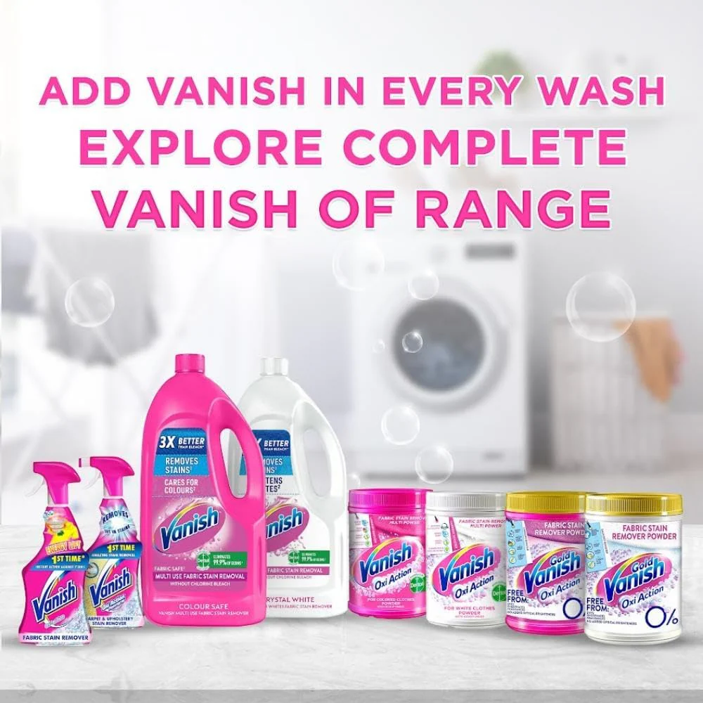 Vanish Oxi Action Stain Removal Powder Crystal White 450 gm - Image 5