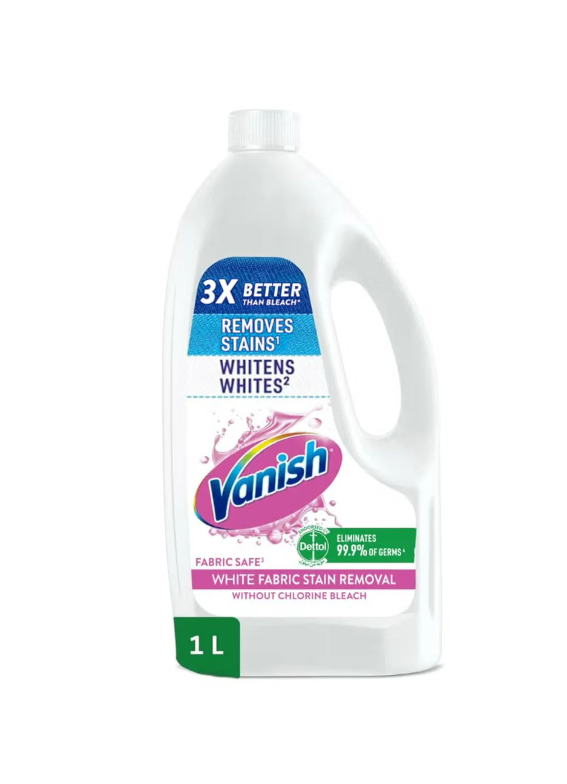 Vanish Stain Remover Liquid for Whites 1L