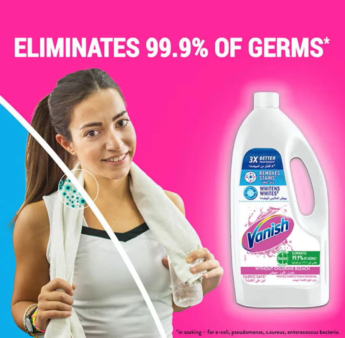 Vanish Stain Remover Liquid for Whites 1L - Image 6
