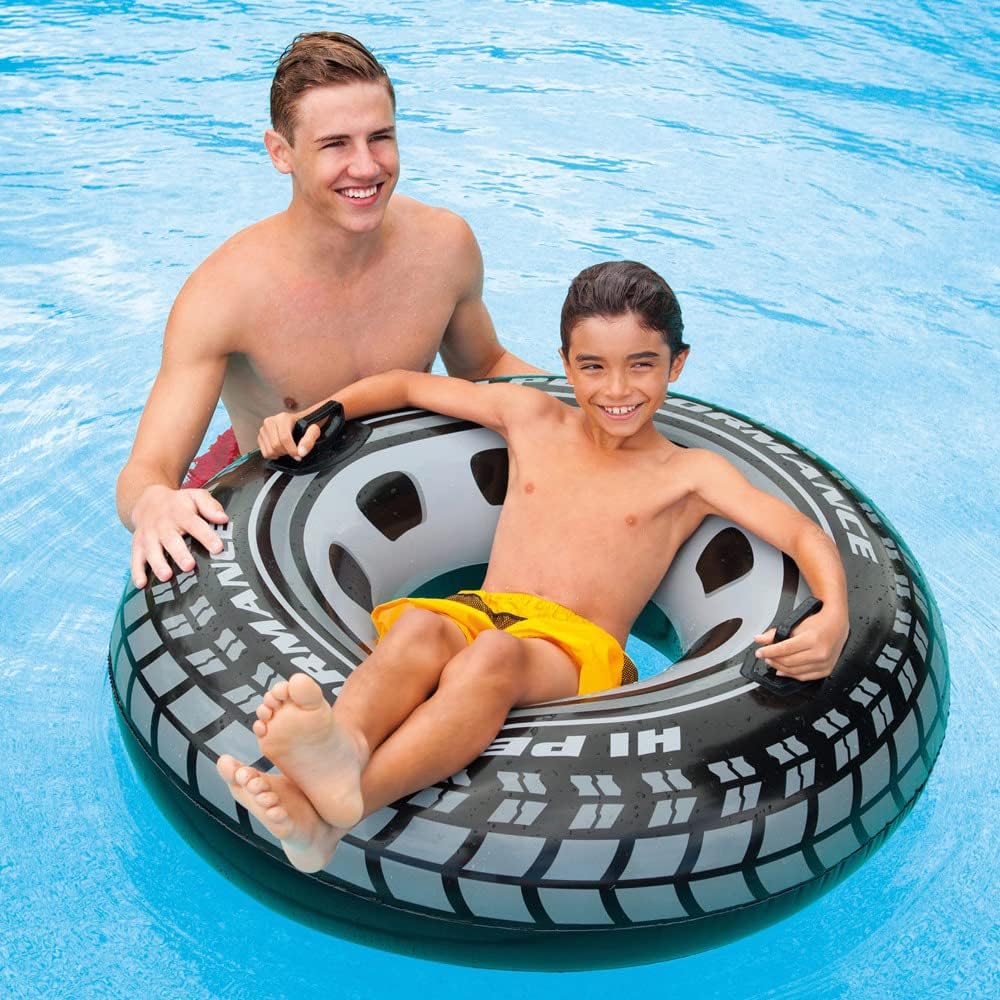 Intex Hi-Performance Inflatable Tire Tube Ring – 114 cm - Image 2