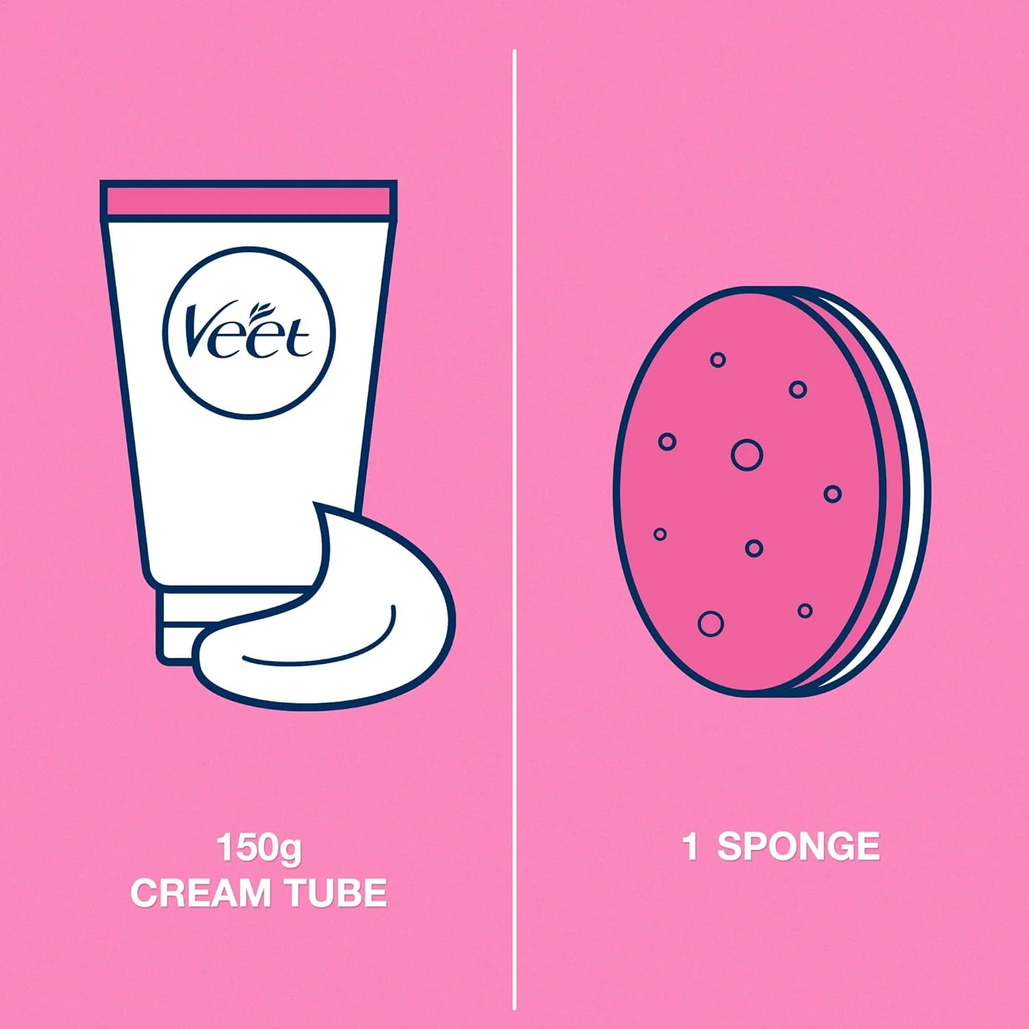 Veet Silk & Fresh In Shower Hair Removal Cream, Normal Skin-150g - Image 3