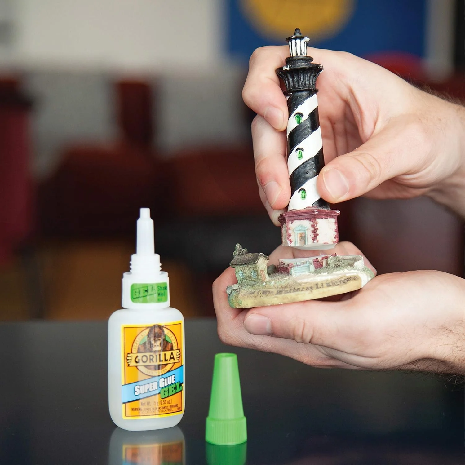 Gorilla Super Glue Gel 15 Gram – Clear, Thick No-Drip Formula - Image 3