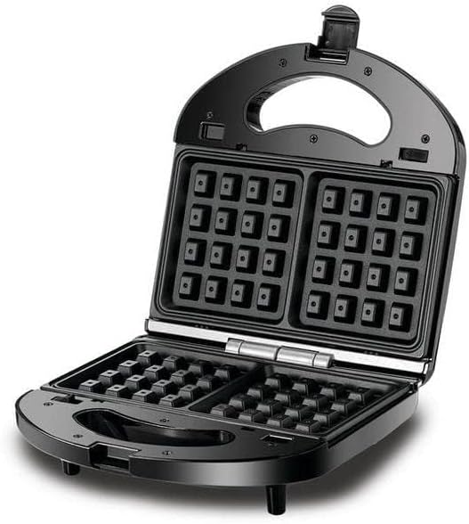 Black & Decker 3 In 1 Interchangeable 780W TS2130-B5, Grill & Waffle& Sandwich Maker Silver/Black - (International Warranty) - Image 4