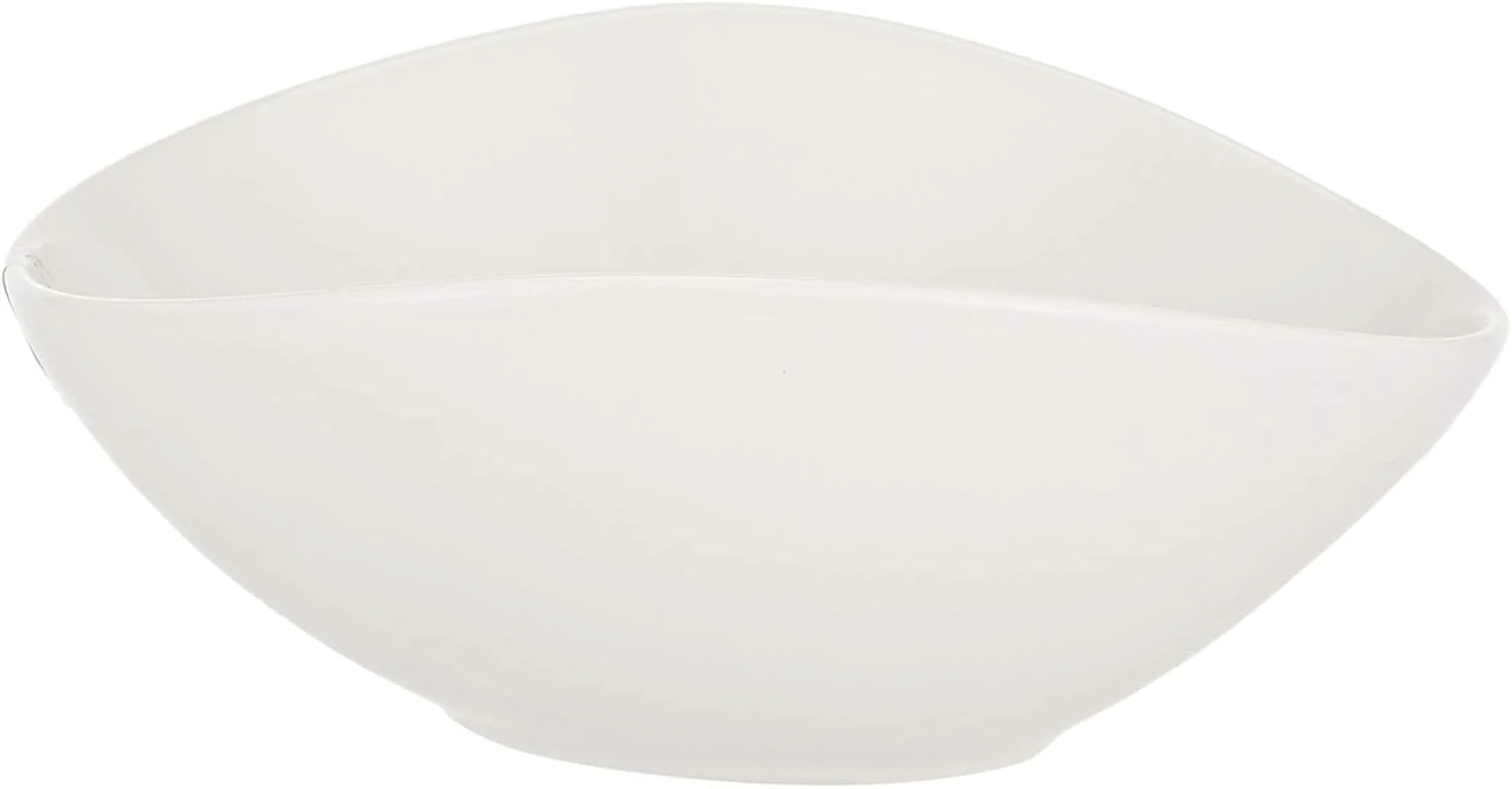 Symphony Premium White Ceramic Serving Bowl – 20.5 cm - Image 3
