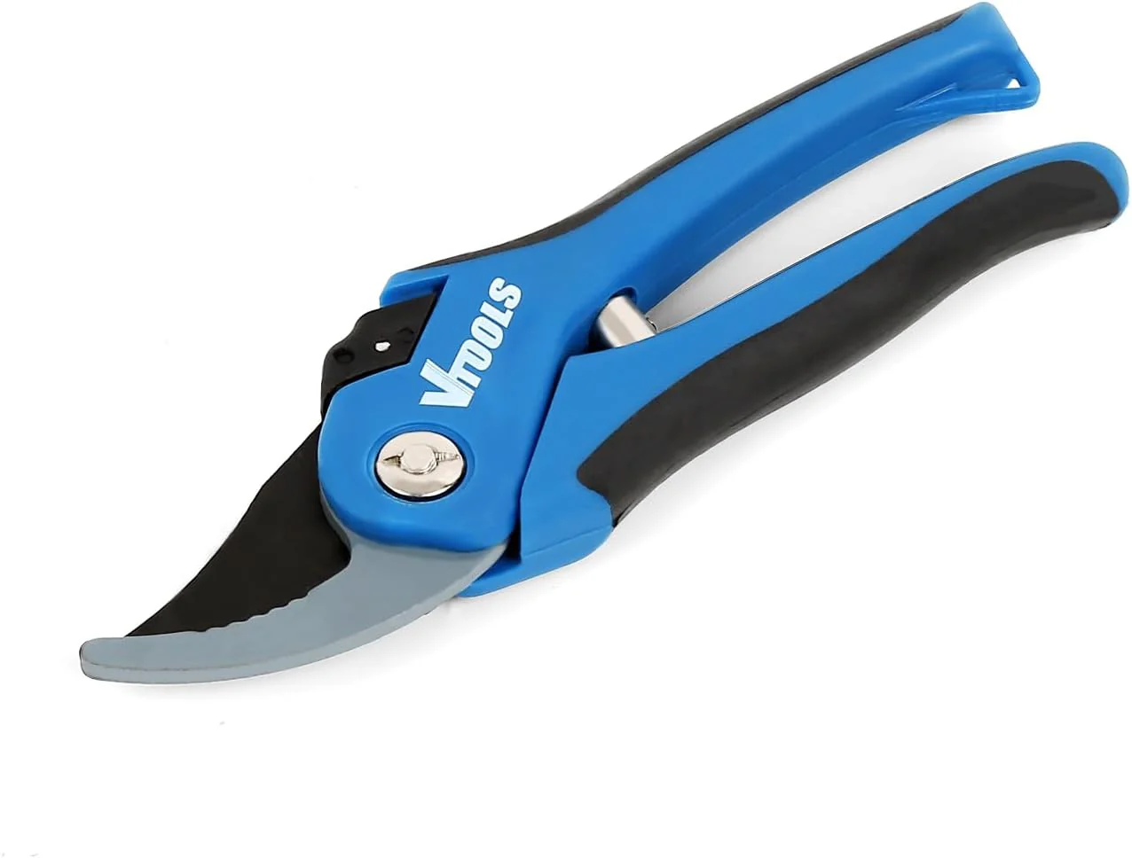 VTOOLS 205cm Professional Bypass Pruning Shears With Soft Grip Handle and SK5 Blade, Multipurpose Garden Scissors, Garden Clippers for Roses, Plant, and Branches, Blue, VT4205 - Image 4