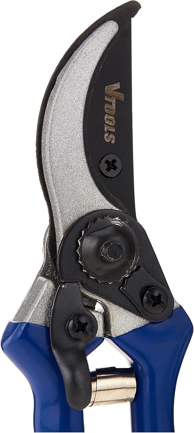 VTOOLS 215mm Bypass Pruning Shears With Soft Grip Handle, Multipurpose Garden Scissors, Garden Clippers for Roses, Plant, and Branches, VT2191 - Image 4