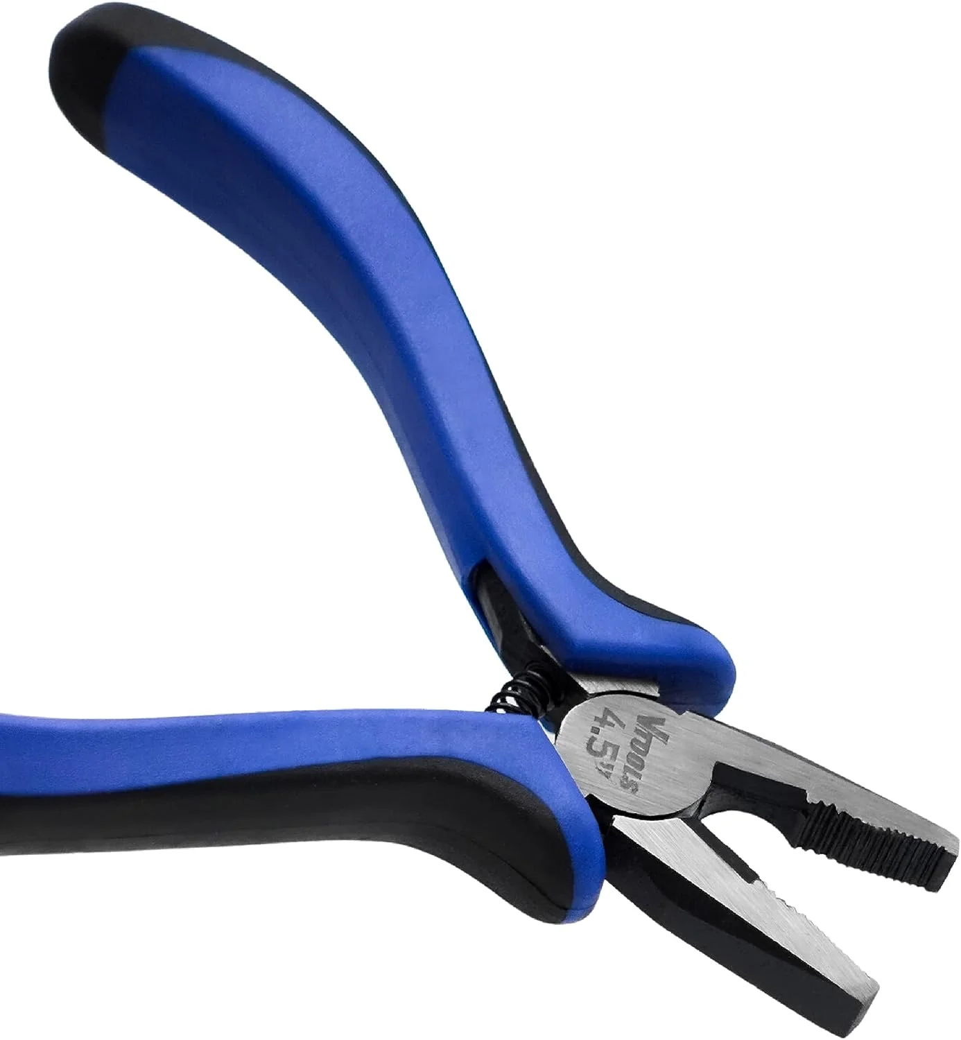 VTOOLS 4.5 Inch Mini Combination Pliers, Spring Loaded Plier, Multifunction Pliers with Wire Cutting, Crimping, Twisting, Pulling & Nails Removing, VT2147 - Image 5