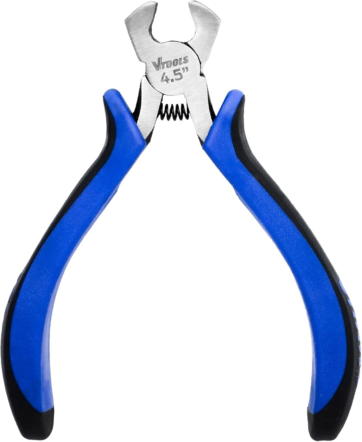 Vtools 4.5 Inch Mini End Cutting Plier, Spring Loaded Nippers, Suitable for Jewelry Making, Pull Nails Brads, 1 Pack, VT2146 - Image 2