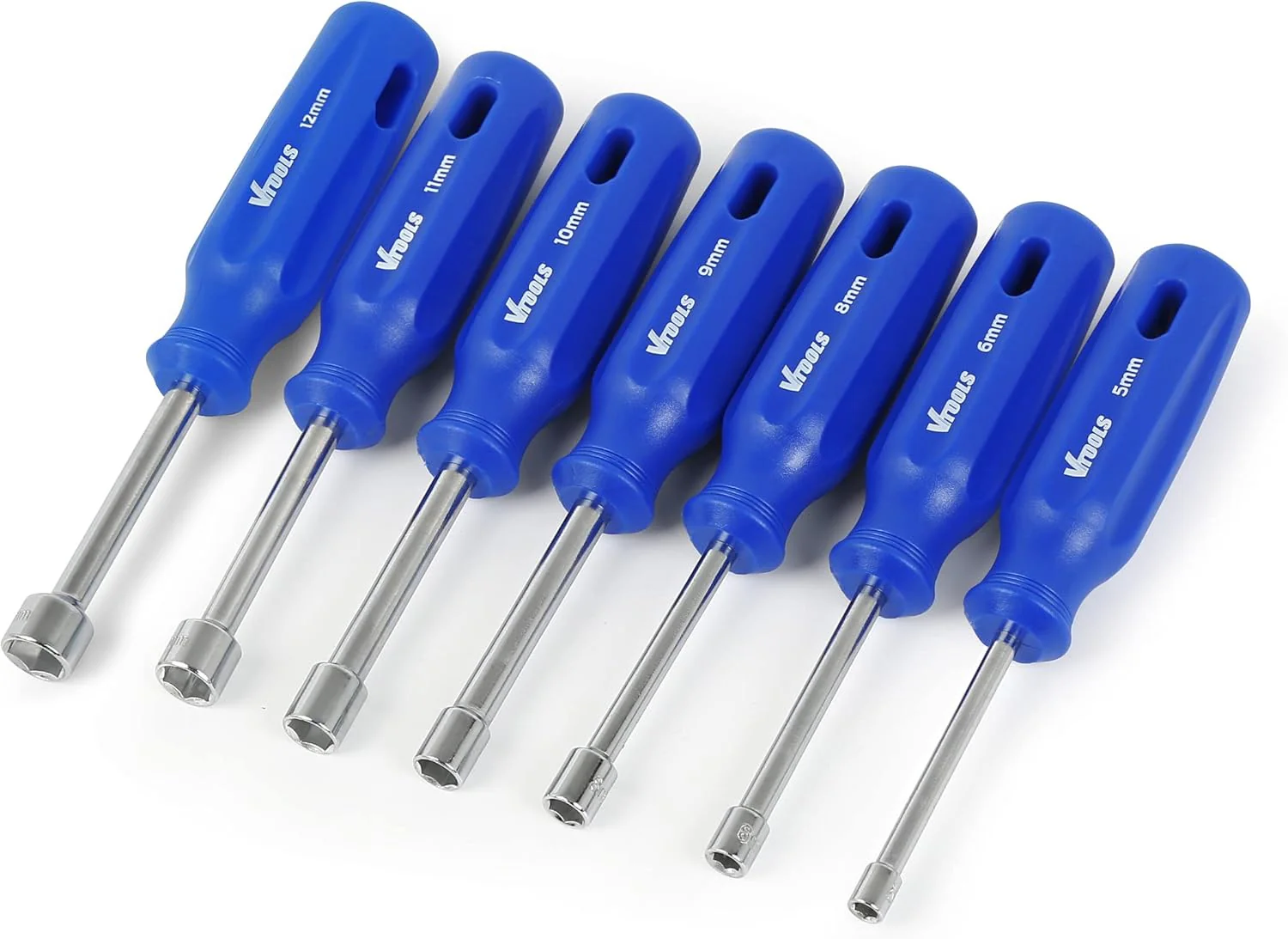 VTOOLS 7Pcs Nut Screwdriver Set, Professional & High-Quality Nut Screwdriver Set for Home Repair, Improvement, VT2171 - Image 5