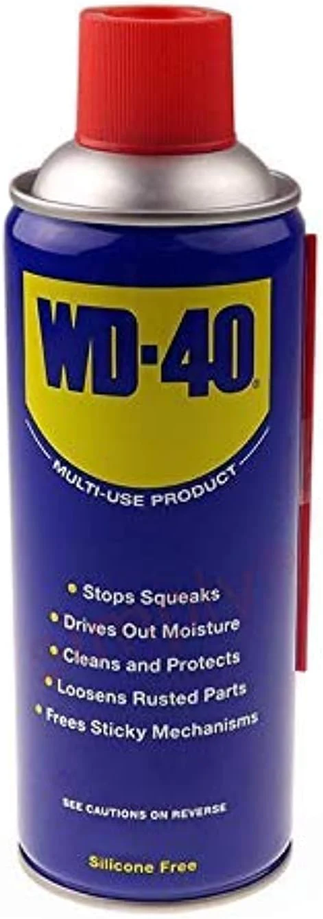 WD-40 Multi-Use Spray Aerosol Can All-Purpose Lubricant, Cleans Rust, for Home & Workshop Use-200ml