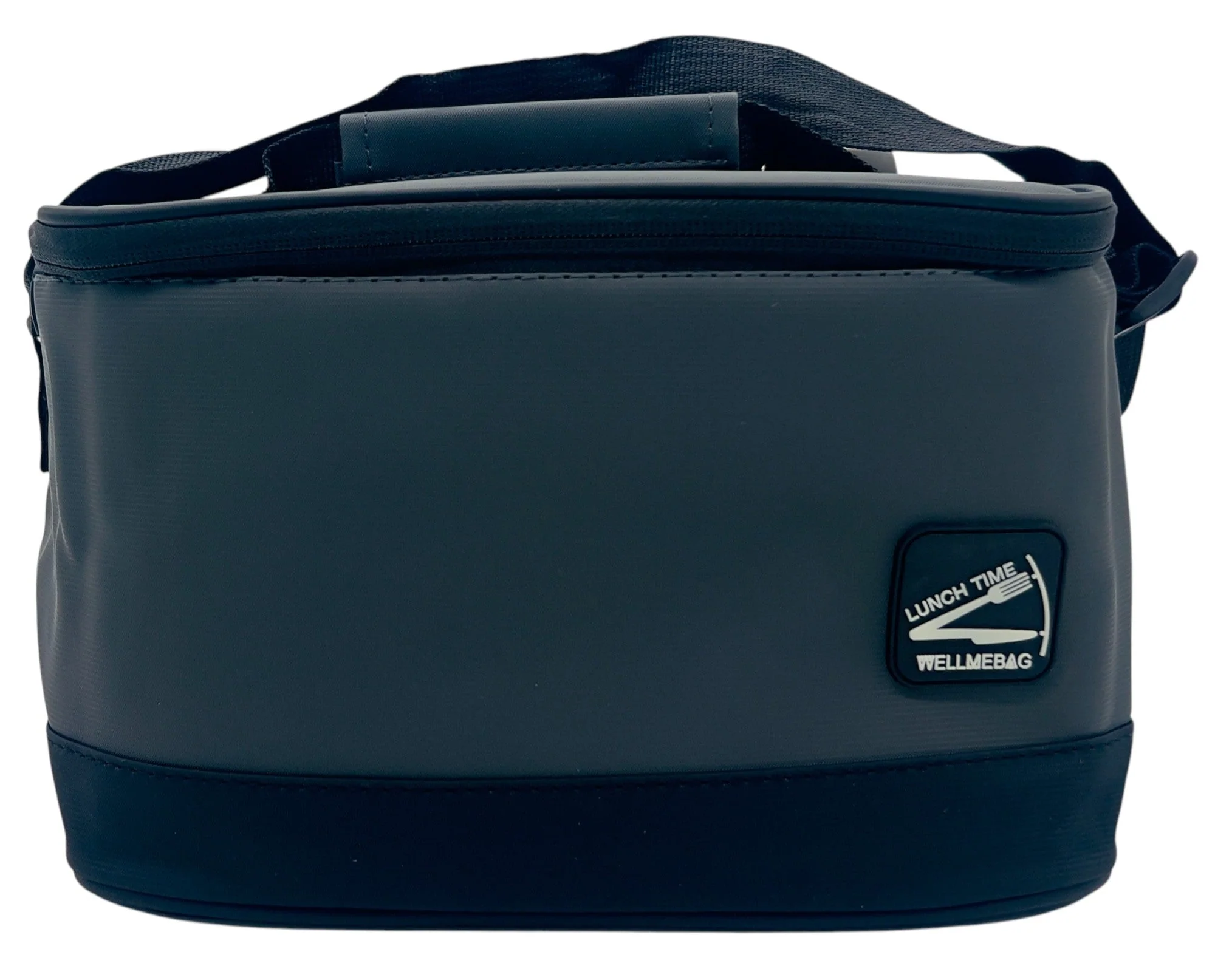 Wellmebag Lunch Box Bag 25cm*17cm*17cm, Black/Grey