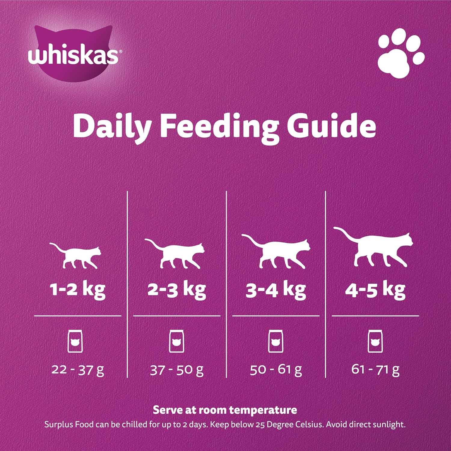 Whiskas Ocean Fish Dry Cat Food, Bag of 480g, for Adult Cats 1+ Years, Complete Nutrition and Great Taste Cat Dry Food - Image 5