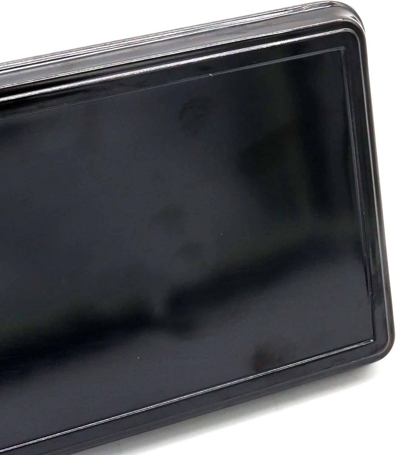 AKDC Dynasty Black Melamine Serving Tray Rectangle, BPA-free, Sleek Black Finish, Ideal to Serve Food, Fruits, Snacks, Dishes, Meals Kitchen Tableware Dining Home Decor. (30x12) - Image 2