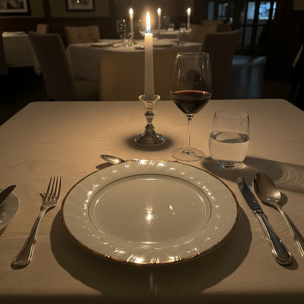 Yamatsu Premium White Porcelain Dinner Plate | 10" | Gold Rim | Fine Dining & Gifting - Image 2