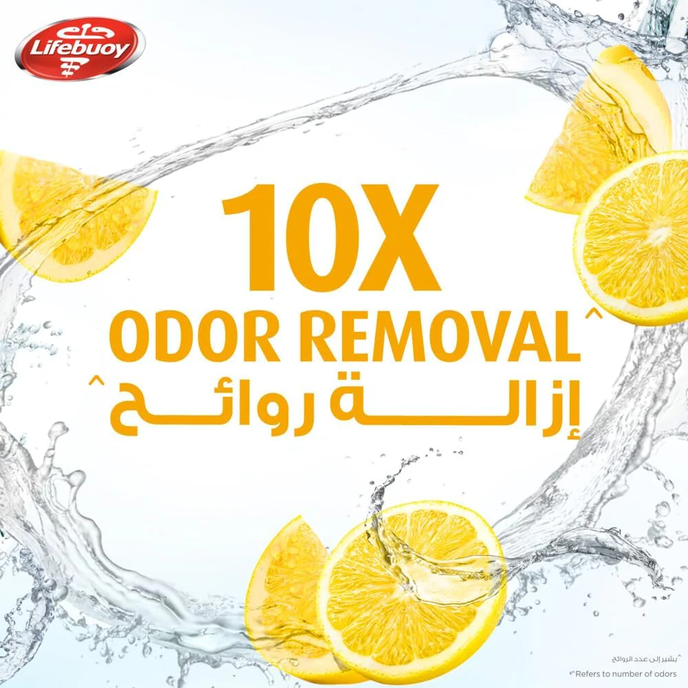 Lifebuoy Hand Wash, Lemon Fresh, for 100% stronger germ protection & 10X odour removal, 500ml - Image 4
