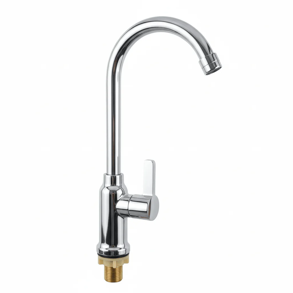 YOUMEI Stainless Steel Flexible Water Tap Extension Kitchen Sink Attachment-35CM