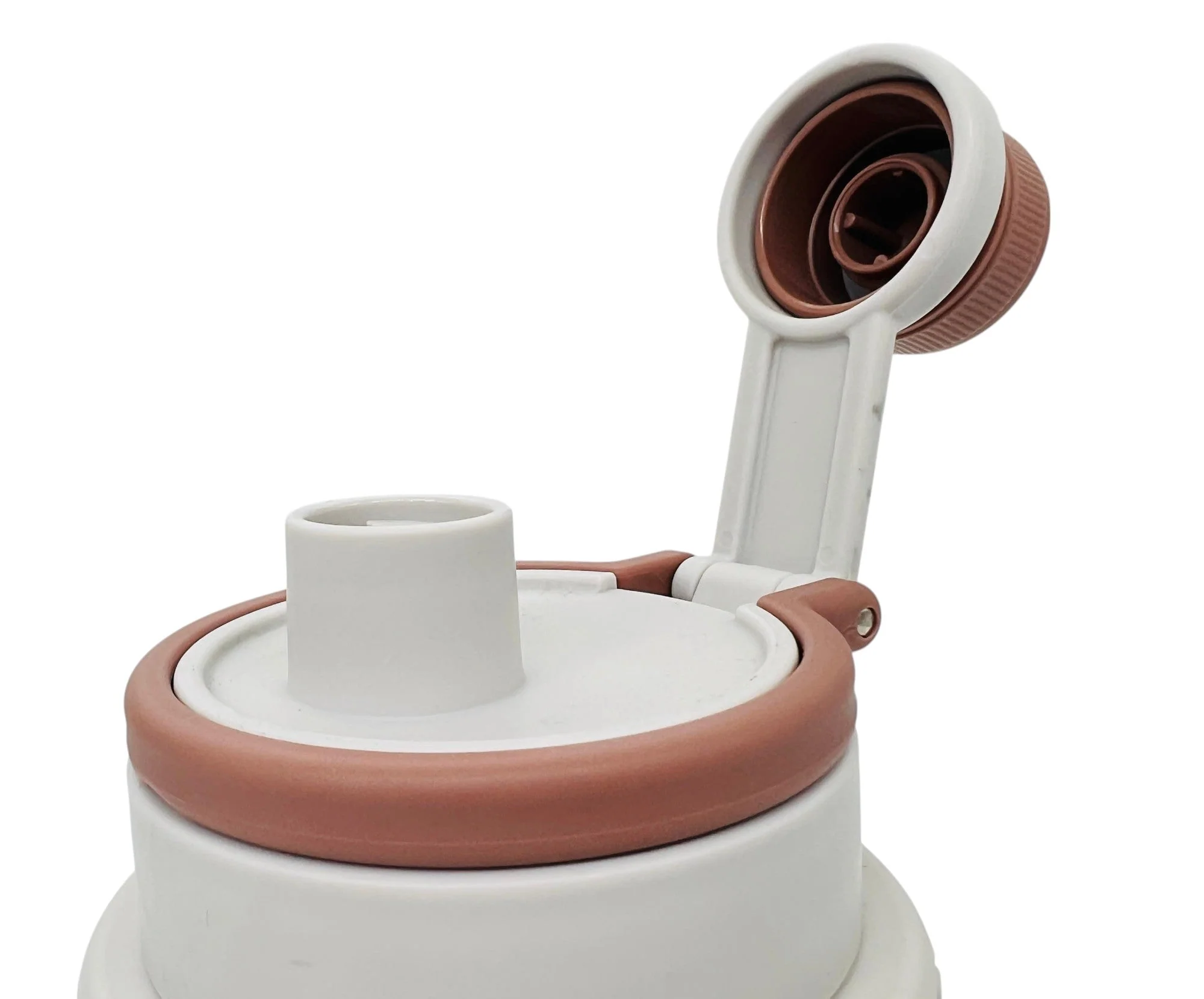 Zhibo Plastic Water Bottle 830ml, Off White - Image 3