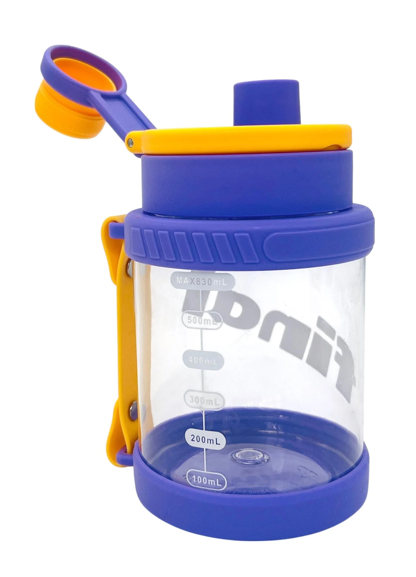 Zhibo Plastic Water Bottle 830ml, Purple - Image 2